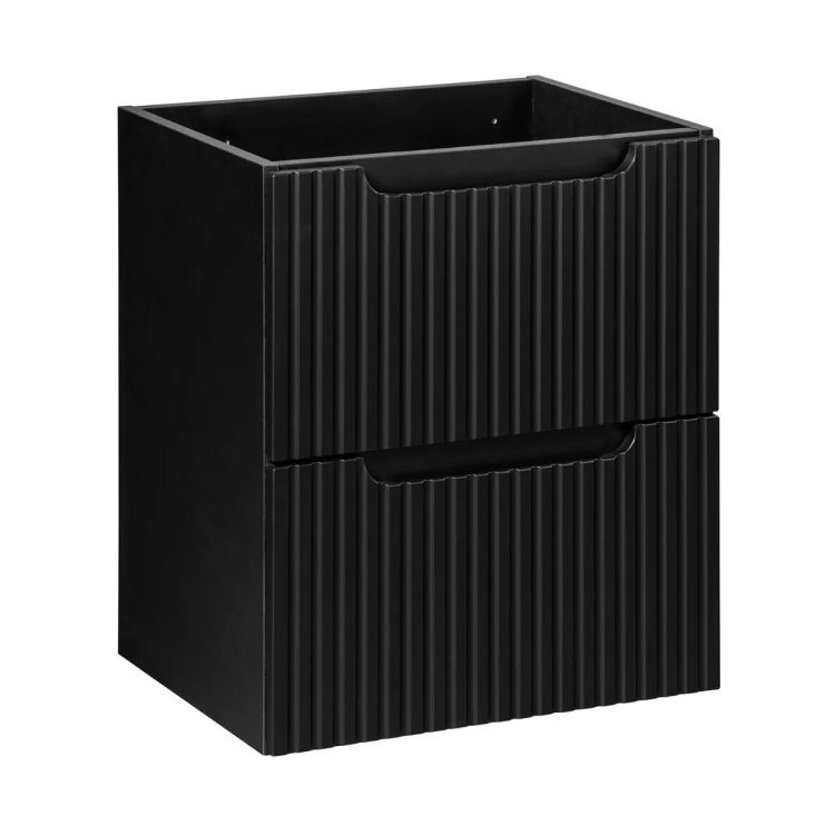 Szafka Comad pod umywalkę NOVA BLACK 82-50-2S 50cm czarna 1 szt