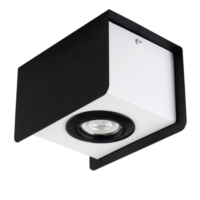 Oprawa sufitowa Kanlux Torim czarno-biały 1 x GU10 x 35W IP20 wym: 17 x 12 cm - 1 szt.