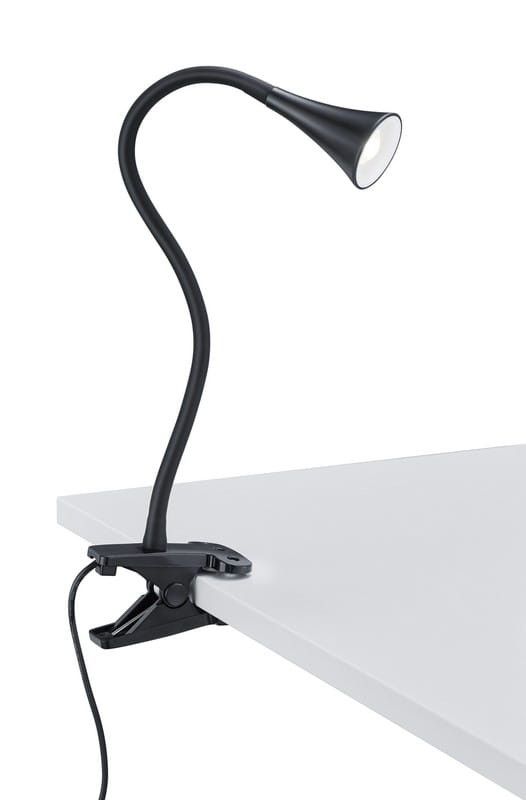 Lampka biurkowa RL Viper czarna LED 3W 3000K 260lm z klipsem IP20 wym: 35 x 6.2 x 6.2 cm tworzywo sztuczne - 1 szt.