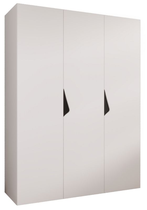 Szafa uchylna otwierana Abiks SANDI 1 150 wys 202 cm Biały + Czarny 1 szt