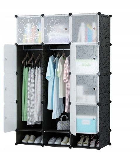 Szafa modułowa Rebiko regał garderoba 12x szafka 1 szt.