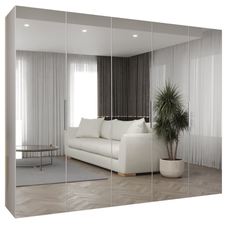 Szafa uchylna Abiks MARBELLA 3 250 wys 202 cm Biały + Kaszmir 1 szt