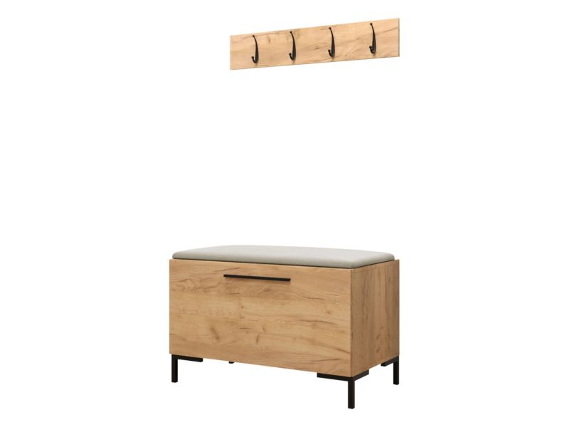 Garderoba MIRJAN 24 Zilion VIII dąb craft + beżowy 1 kpl.