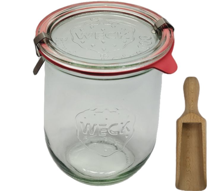 Słoik MODO24 Weck 1062 ml fi 100 tulip szklane wieko gumka 1 kpl.