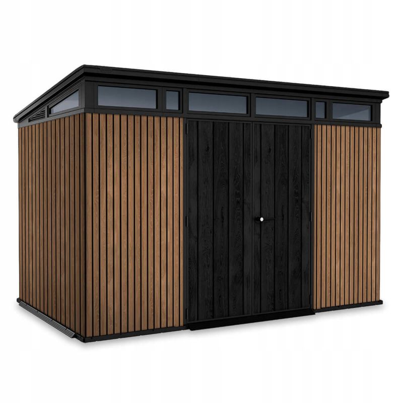 Domek Ogrodowy Keter Narzędziowy Penthouse 11x7 na Narzędzia Schowek brąz 1 szt