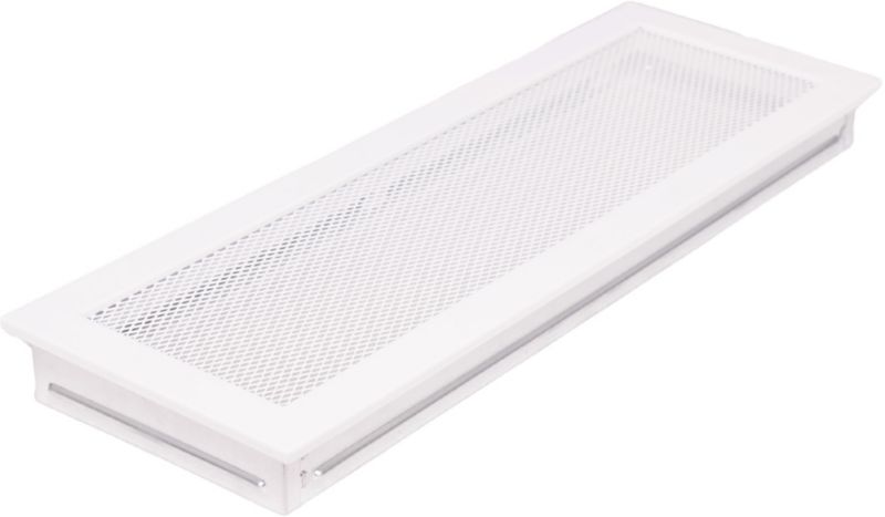 Kratka kominkowa biała 17 x 49 cm