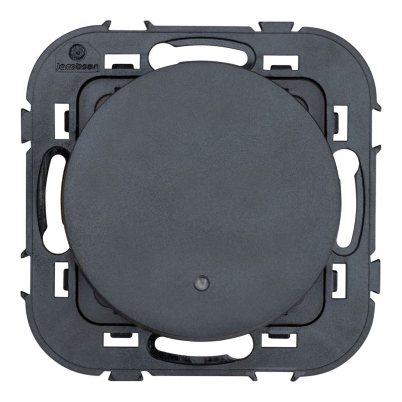 Łącznik przycisk z podświetleniem Jacobsen Espen czarny