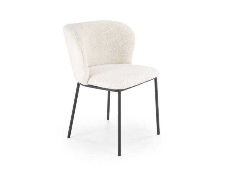 Krzesło Halmar tapicerowane K518 kremowe 1 szt