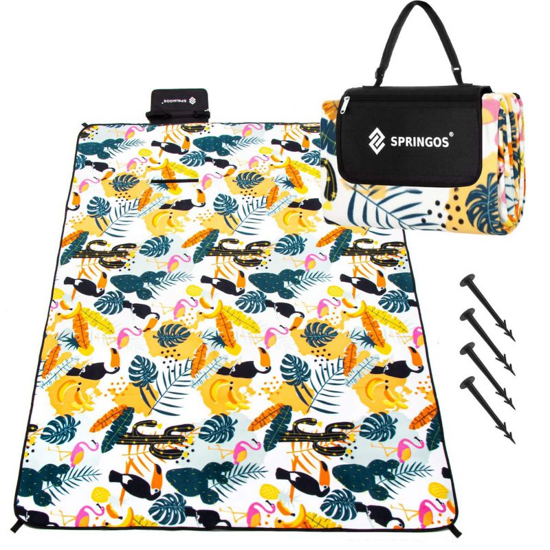 Koc piknikowy Springos 200x150 cm multikolor 1 szt.