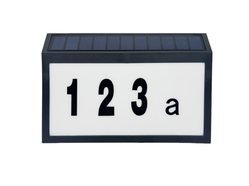 Lampa solarna Goldlux numer domu 10 x LED IP44