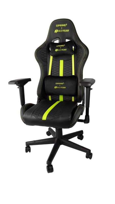 Fotel Gamingowy PRIME3 Dla Gracza Maksymalne 150kg MŁODY PELIKAN CGC51 1szt.