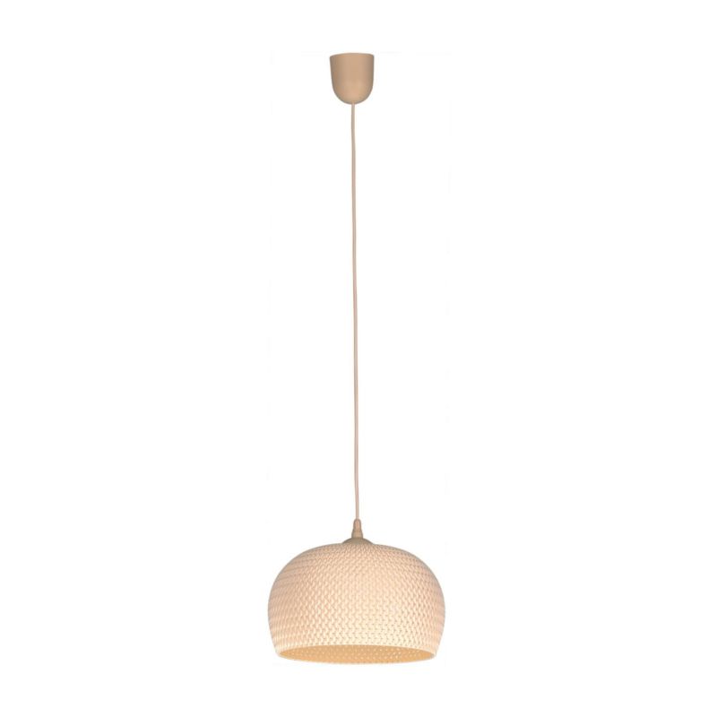 Lampa sufitowa wisząca Kaja Boho 2183 beżowa boho 1xE27 x 60W 1 szt.