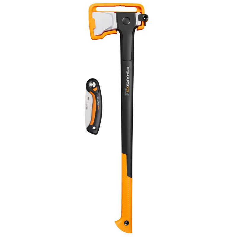 Siekiera rozłupująca X32 + piła Fiskars