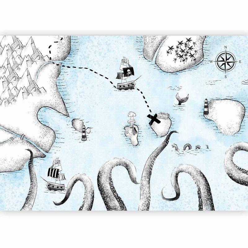 Fototapeta flizelinowa Artgeist 110g/m2 Dla dzieci czarna 350x256 (7 części) 0150aa rolka 1 szt