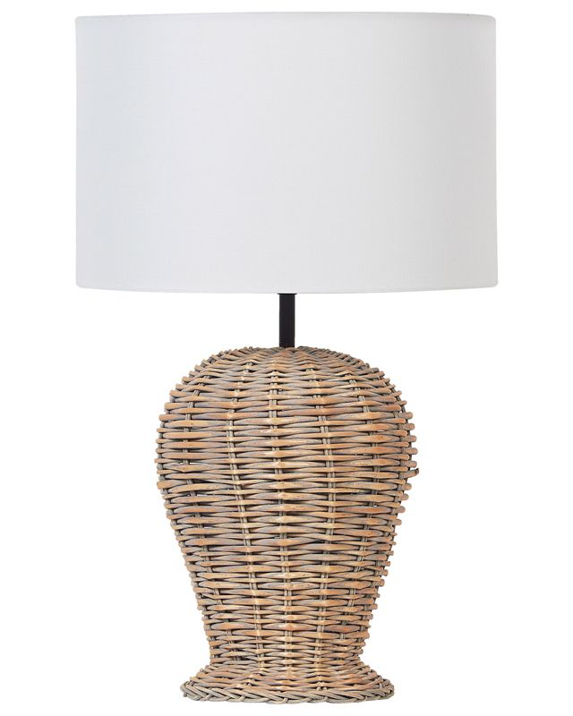 Lampa stołowa Furelos Rattan Jasne drewno 1 szt.