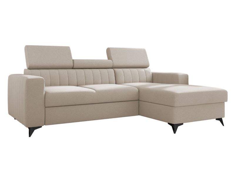 Narożnik z funkcją spania MIRJAN 24 Milano prawy 2R+LC latte 1 szt.