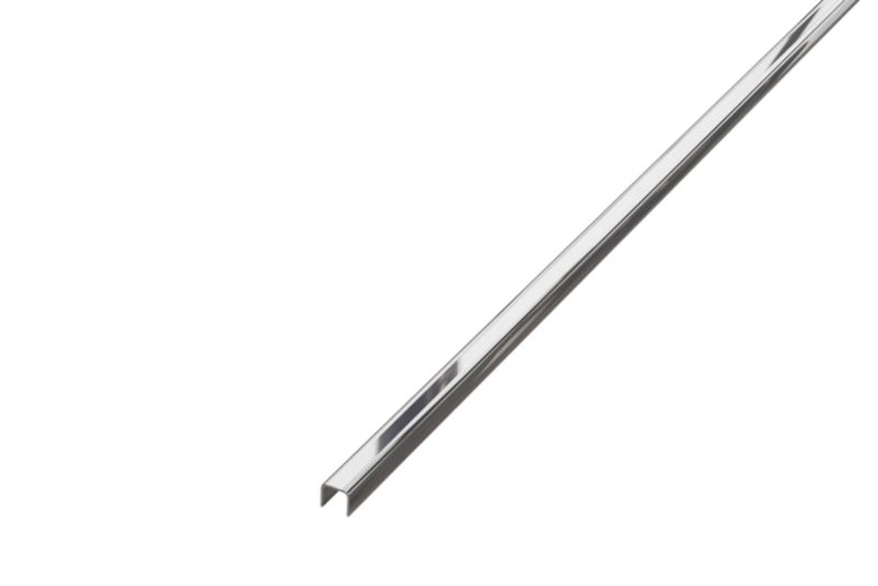 Profil metalowy C Lambro srebrny lustrzany połysk 1cm x 270cm 1 szt.