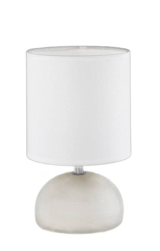 Lampa stołowa RL Luci beżowo-biała 1 x E14 x 40W IP20 wym: 23 x 14 x 14 cm tkanina - 1 szt.