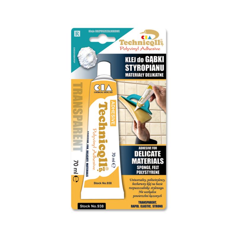 Klej Technicqll do gąbki i styropianu 70 ml