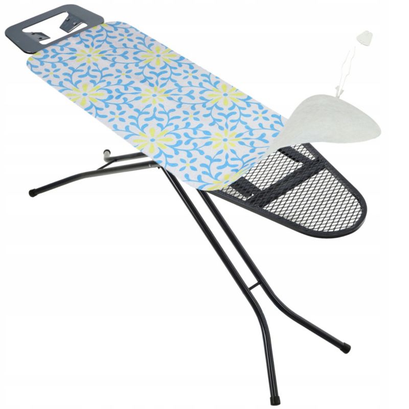 Pokrowiec KADAX na deskę do prasowania naciągany 140x55cm żółte kwiaty 1 szt.