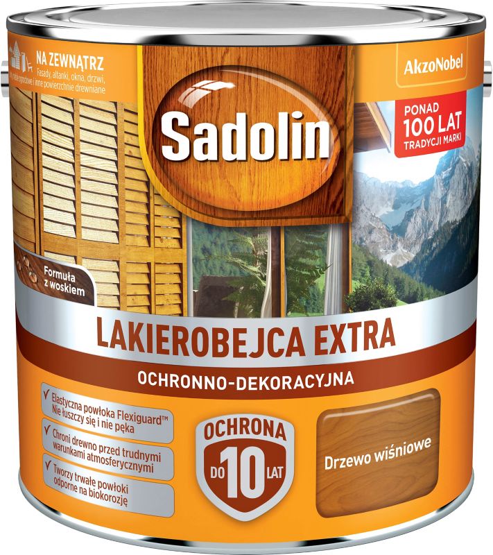 Lakierobejca Sadolin Extra drzewo wiśniowe 2,5 l