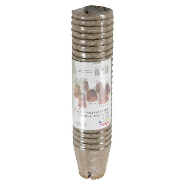 Doniczki torfowe okrągłe 8 x 8 cm 24 szt.