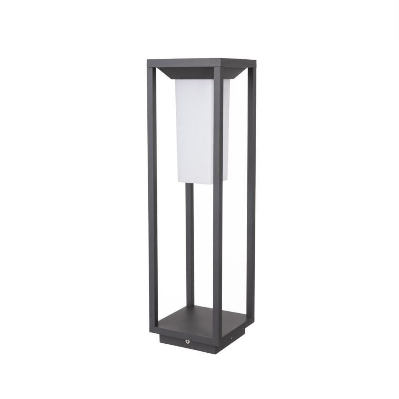 Lampa ogrodowa stojąca solarna V-TAC Vt-66-N szara LED 2W 3000K 280lm IP65 wym: 14 x 14 x 50 cm - 1 szt.