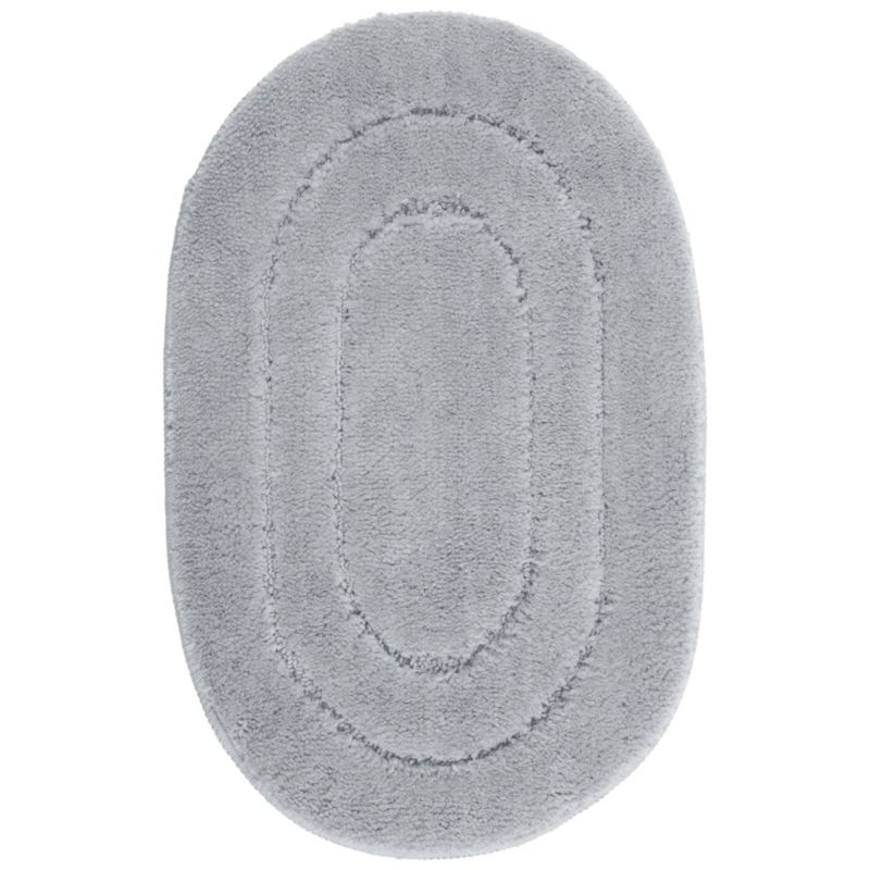 Dywanik łazienkowy e-floor 50x80 cm Soft owalny szary 1 szt