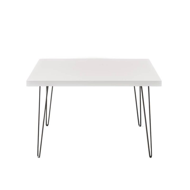 Stolik kawowy KOLM kwadratowy 68 x 68 cm VIDA Biały 1szt.