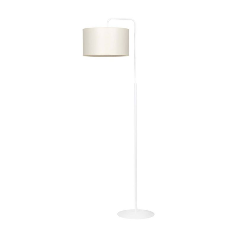 Lampa podłogowa stojąca Emibig Trapo biała ecru 1 x E27 x 15W wym: 150 x 50 x 35 cm - 1 szt.