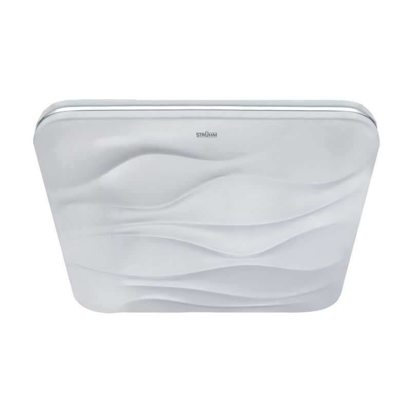 Plafon sufitowy nowoczesny Struhm Klara biały LED 48W 4000K 2955lm łazienkowy IP44 wym: 6 x 53 x 53 cm tworzywo sztuczne - 1 szt.