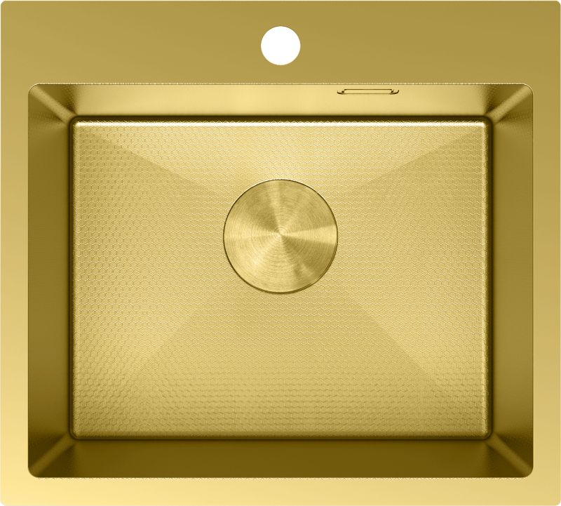 Zlewozmywak wpuszczany Mexen Solix złoty 500 x 450 mm 1-komorowy 1 szt.