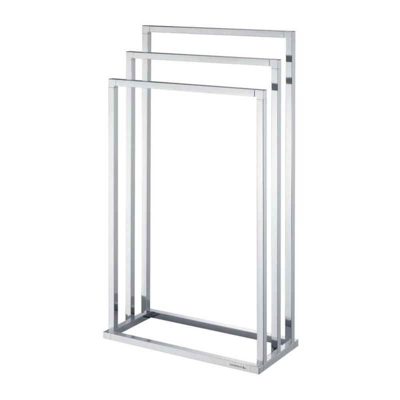 Wieszak na ręczniki stojący Sealskin Tube chrom, praktyczny i wytrzymały, 1 szt.