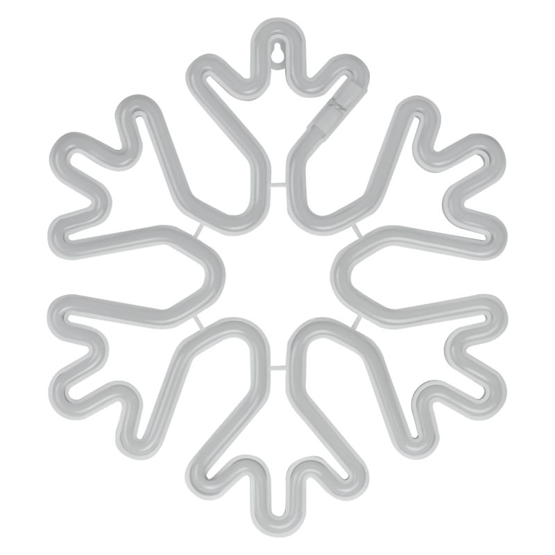 Neon LED Śnieżynka