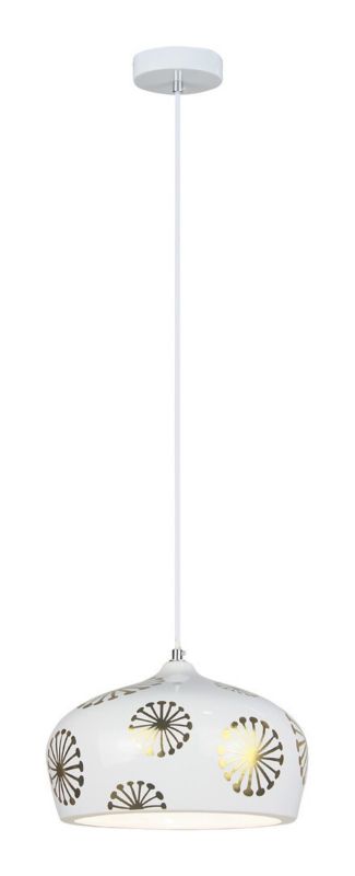Lampa wisząca Rabalux Ginger biała wym: 126 x 28 x 28 cm 1xE14 x 1 szt.