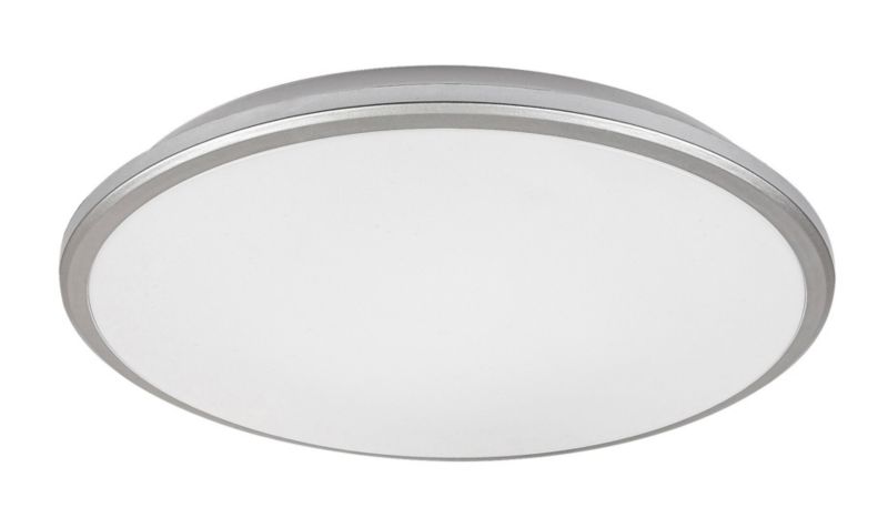Plafon sufitowy lampa Rabalux Engon srebrno-biały LED 45W 4000K 3300lm IP20 wym: 7 x 48 x 48 cm tworzywo sztuczne - 1 szt.