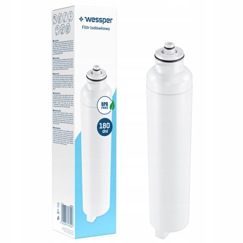 Filtr wody, Wessper, do lodówek LG, zamiennik M7251242FR-06 ADQ32617703, wkład, 1szt