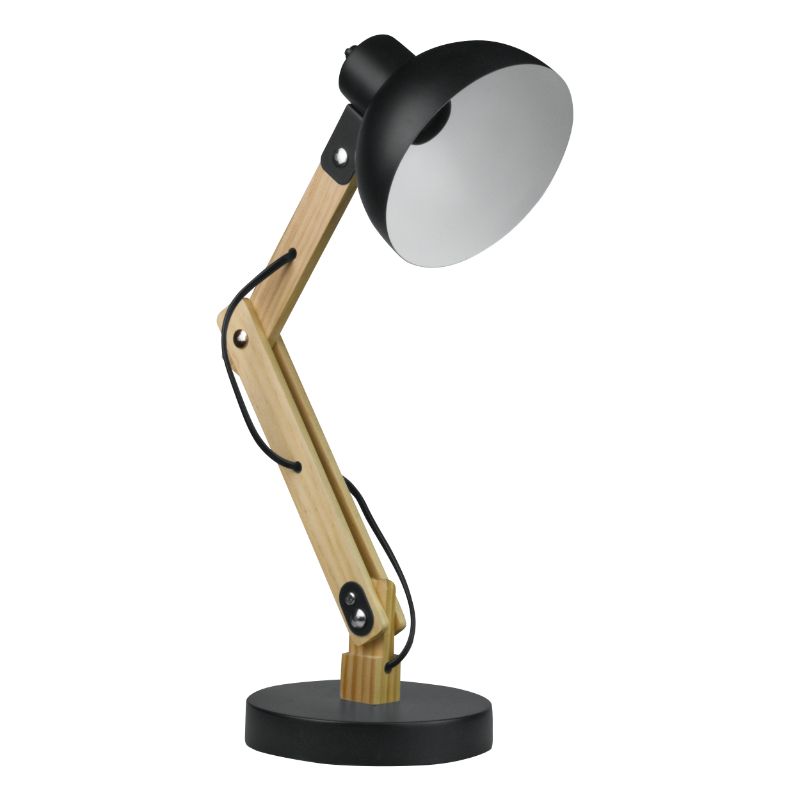 Lampka biurkowa składana, DPM, czarna, 1 szt