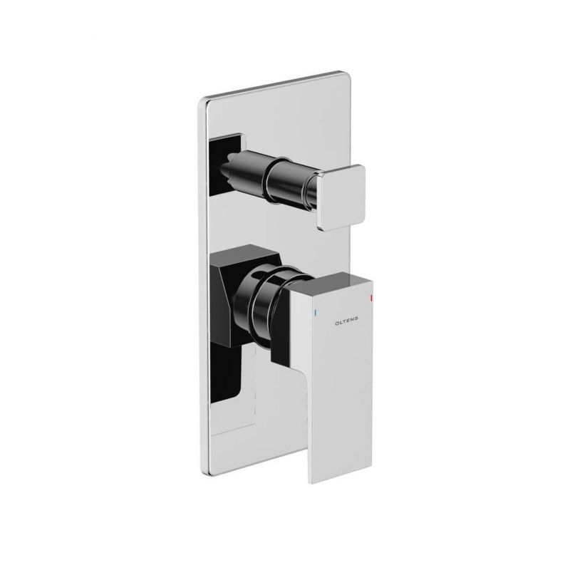 Bateria wannowo-prysznicowa Oltens Gota podtynkowa chrom jednouchwytowa ceramika 1 szt.