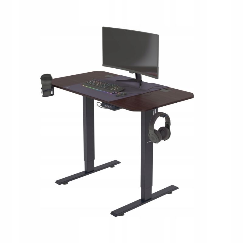 Biurko elektryczne Jan Nowak 110 cm czarne 1 szt