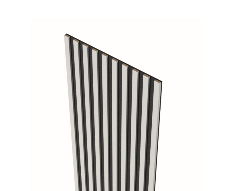 Lamele na czarnym filcu 26,5 x 275 cm Mebano PRO sand grey 8 szt.