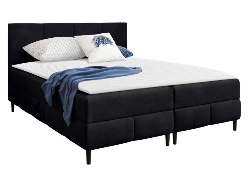 Łóżko kontynentalne MIRJAN 24 Box Best 2 180x200 czarny 1 szt.