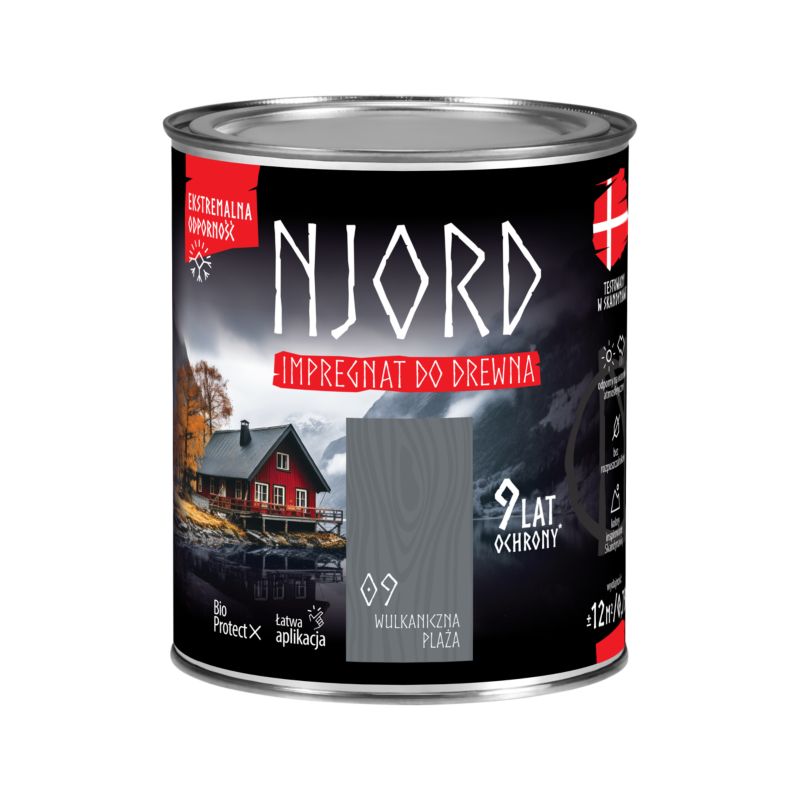 Impregnat do drewna Njord wulkaniczna plaża 0,75 l