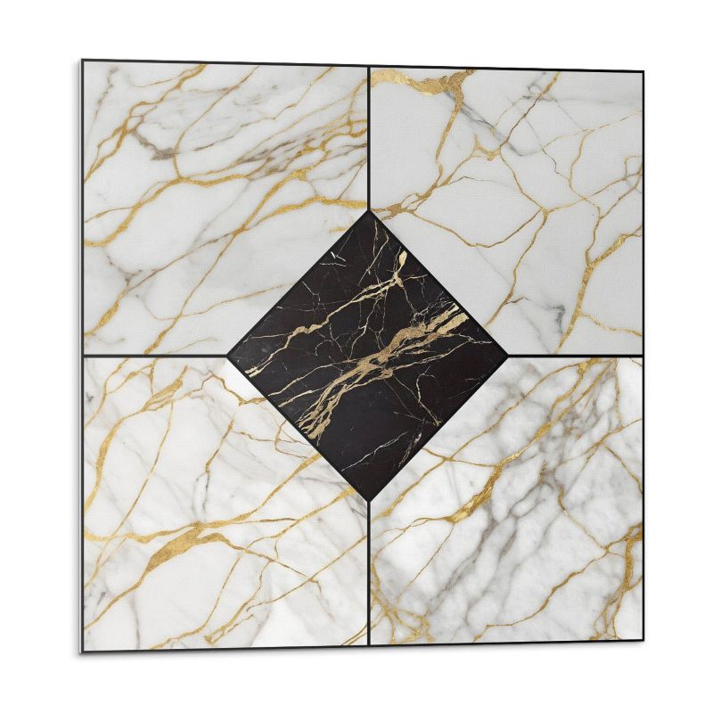 Kafelki samoprzylepne Wallfluent 50x50 cm Luksusowy wzór marmurów 4 szt.