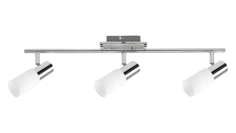 Oprawa sufitowa Rabalux Logan chromowany biały 3 x E14 x 40W IP20 wym: 17 x 60 x 8 cm - 1 szt.