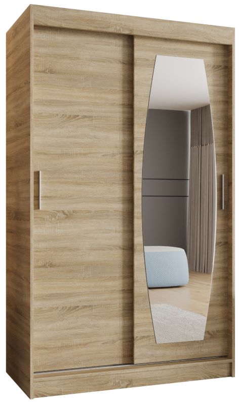 Szafa przesuwna Garderoba Abiks ROSSA 120 dąb sonoma 1szt.