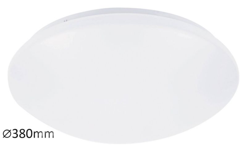 Plafon sufitowy lampa Rabalux Lucas biały LED 24W 4000K 1800lm IP20 wym: 11 x 38 x 38 cm metal - 1 szt.