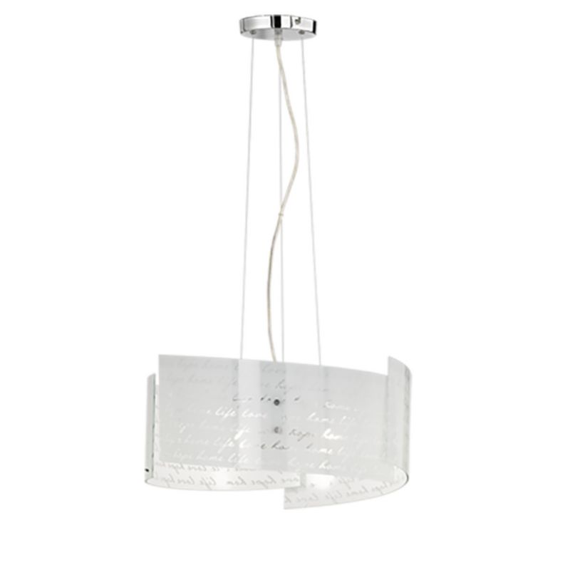 Żyrandol Trio Signa biały wym: 150 x 50 x 50 cm 3xE27 x 1 szt.