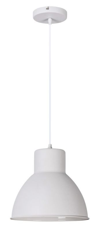 Lampa wisząca Rabalux Derek biała wym: 177 x 27,5 x 27,5 cm 1xE27 x 1 szt.