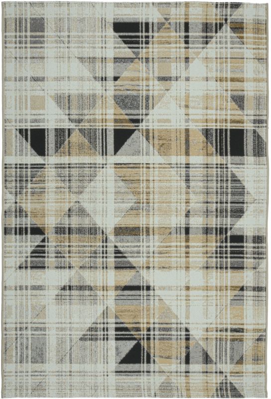 Dywan Multidecor Dara 80 x 150 cm trójkąty żółty 1 szt.